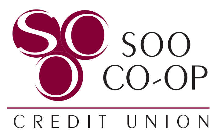 Soo Co-Op Credit Union, Kincheloe / Kinross, Brimley, Sault Ste Marie, Cedarville Michigan logo